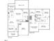 Detailed floor plan showcasing the layout of the home, including rooms, dimensions, and features at 223 Chauncey Cir, Chapel Hill, NC 27516