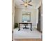 Bright office space featuring modern desk, neutral color palette, and elegant decor at 223 Chauncey Cir, Chapel Hill, NC 27516