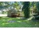 The backyard features a deck and fire pit at 2474 Sumter Dr, Garner, NC 27529