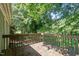 A beautiful deck with a view of the trees at 2474 Sumter Dr, Garner, NC 27529