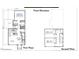 Floor plan of a home featuring a primary bedroom, kitchen, and living area at 317 W Murray Ave, Durham, NC 27704