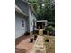 The home features a brick patio and screened in back porch, perfect for entertaining at 3821 Whispering Branch Rd, Raleigh, NC 27613