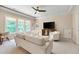 Upstairs living room featuring a large window, a couch, and two chairs at 401 Westbury Dr, Chapel Hill, NC 27516