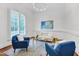 Cozy living room with comfortable seating, natural light, and elegant decor at 401 Westbury Dr, Chapel Hill, NC 27516