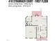 First floor plan showcases the kitchen, breakfast nook, living room, dining room, garage, porch, and deck of the house at 410 Stranraer Ct, Fuquay Varina, NC 27526