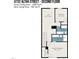 Second floor plan displaying layout of bedrooms and bathrooms with measurements at 4732 Altha St, Raleigh, NC 27606