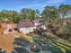 A charming two-story home with a spacious backyard and fire pit at 506 Tirzah Dr, Lillington, NC 27546