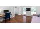 Bright office space features French doors, hardwood floors, and large windows at 5125 Pinehall Wynd, Raleigh, NC 27604