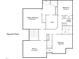 Second floor plan displaying the Primary bedroom, bedrooms, bonus room, and utility layout at 610 Bennett Mountain, Chapel Hill, NC 27516