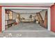 Spacious two-car garage providing ample space for vehicles and storage at 6728 Glen Forrest Dr, Chapel Hill, NC 27517