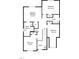 Upstairs floor plan showing bedrooms, bathrooms, and closet spaces at 9416 Buggy Run Cir, Wake Forest, NC 27587