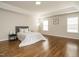 Bedroom featuring hardwood floors, lots of natural light, and a comfortable feel at 1035 Evening Shade Ave, Rolesville, NC 27571