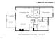 Detailed floor plan showcasing layout and dimensions of rooms in home at 2849 Rue Sans Famille, Raleigh, NC 27607