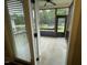 Screened porch with a view of the backyard at 3 Meadowrue Ln, Youngsville, NC 27596