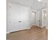 Bedroom showing ensuite bathroom and walk-in closet access at 333 Merrywood Dr, Raleigh, NC 27610