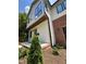 View of the front entrance of the home, showcasing its siding, windows, landscaping, and inviting entrance at 333 Merrywood Dr, Raleigh, NC 27610