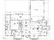 Detailed floor plan showcases layout including a 3-car garage, Gathering room, guest suite and owner's suite at 3916 Cedar Knolls Drive Dr, Youngsville, NC 27596