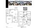 A schematic floor plan illustrating two floors of a house, displaying rooms, dimensions, and design elements at 4108 Cross Timber Ln, Raleigh, NC 27603