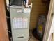A small utility room with heater and hot water tank at 462 Ashland Dr, Goldston, NC 27252