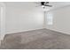 Spacious bedroom with neutral carpet and ceiling fan at 485 Hawksbill Dr, Franklinton, NC 27525