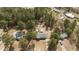 Wide aerial shot of a home and its surroundings, highlighting the property's location and yard size at 51 Brafford Estates Dr, Cameron, NC 28326