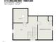 Third floor plan of the home that shows utility, loft, and bedroom/flex space at 5113 Linksland Dr, Holly Springs, NC 27540