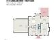 First floor plan of the home that shows kitchen, dining room, sunroom, garage, and porch at 5113 Linksland Dr, Holly Springs, NC 27540