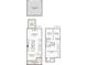 Floor plan showcasing the layout of the home, including the living room, kitchen, bedrooms, and bathrooms at 644 Granite Mill Blvd, Chapel Hill, NC 27516