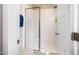 Stylish bathroom showcasing glass-enclosed shower with white tiling at 644 Granite Mill Blvd, Chapel Hill, NC 27516