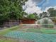 Backyard featuring a chicken coop, greenhouse, and shed, offering plenty of space for outdoor activities at 723 Lindley Dr, Durham, NC 27703