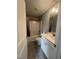 This bathroom features neutral colors, a shower-tub combo, and a single sink vanity at 820 Christian Light Rd, Fuquay Varina, NC 27526