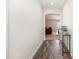 Inviting hallway with wood floors at 2040 Alderman Way, Creedmoor, NC 27522