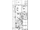 Detailed floor plan showcasing the layout of the home, including room dimensions and features at 207 S Main St # B, Four Oaks, NC 27524