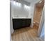 Updated bathroom featuring double sink vanity and a separate shower/tub at 3212 Potthast Ct, Raleigh, NC 27529