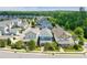 Aerial view of a neighborhood showcasing well-maintained homes at 322 Tobacco Farm Way, Chapel Hill, NC 27516