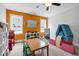 Inviting playroom features abundant natural light and playful decor at 322 Tobacco Farm Way, Chapel Hill, NC 27516