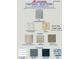 Material selections for a home, including cabinet colors, countertop options, flooring, and siding samples at 346 New Twin Branch Ct, Smithfield, NC 27577