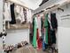 Walk-in closet with organized shelving and hanging space for clothes and accessories at 3581 Boulder Ct, Wake Forest, NC 27587