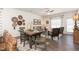 Open-concept living room with natural light, an adjacent dining area, and a relaxed atmosphere at 367 Deodora Lane Ln, Cameron, NC 28326
