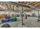 Spacious unfinished basement provides flexible space for storage or future home improvements at 48 Highview Ct, Fuquay Varina, NC 27526