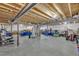 Unfinished basement offering ample storage and potential for customization at 48 Highview Ct, Fuquay Varina, NC 27526