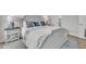 Comfortable main bedroom with a large bed, soft pillows, and stylish decor creates a cozy retreat at 48 Highview Ct, Fuquay Varina, NC 27526