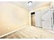 Bedroom with neutral carpet, closet, and an open door way at 5419 Vista View Ct, Raleigh, NC 27612