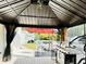 Backyard featuring a patio, a grill and outside furniture at 5849 Ricker Rd, Raleigh, NC 27610