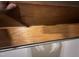Close up on a shelf inside a closet with a metal hanging rod at 7194 Johns Point Ct, Liberty, NC 27298