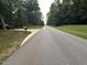 Long paved driveway surrounded by lush greenery leading to a secluded property at 7194 Johns Point Ct, Liberty, NC 27298
