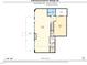 Basement floor plan layout of rec room, bath, storage and patio at 8106 Sommerwell St, Raleigh, NC 27613