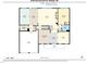 First floor layout featuring a kitchen, dining, living, bath, garage, and bedroom at 8106 Sommerwell St, Raleigh, NC 27613