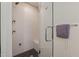Contemporary shower with glass door, tile, and modern fixtures for a spa-like experience at 8106 Sommerwell St, Raleigh, NC 27613