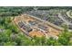 Aerial view of the Kensley Grove neighborhood highlighting new construction homes and community layout at 817 Kensley Grove Ln # 16, Fuquay Varina, NC 27526